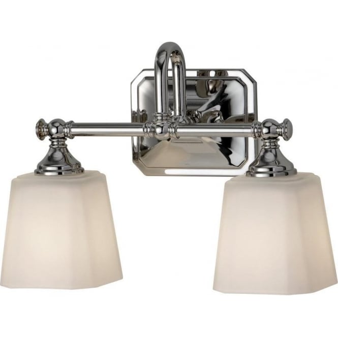 CONCORD traditional double bathroom wall light, IP44
