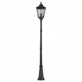 COTSWOLD LANE traditional IP44 outdoor lamp post - large black