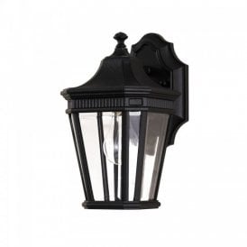 COTSWOLD LANE traditional outdoor garden wall lantern - small black