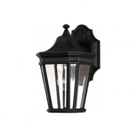 COTSWOLD LANE traditional outdoor garden wall lantern - small black