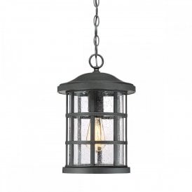 CRUSADE traditional outdoor hanging porch lantern for harsh weather conditions
