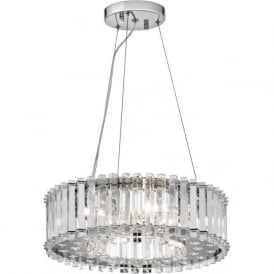 CRYSTAL SKYE IP44 bathroom ceiling chandelier with crystal prism rods