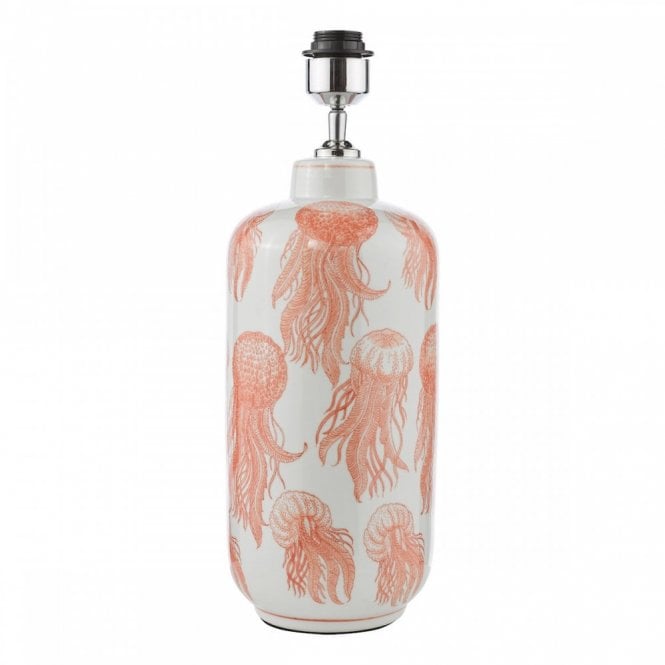 Cyanea Coral Pink Ceramic Table Lamp (Base Only)