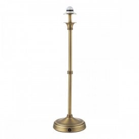 antique brass rechargeable integrated LED table lamp