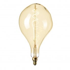 DECORATIVE LED FILAMENT BULB Calex giant organic gold glass light bulb