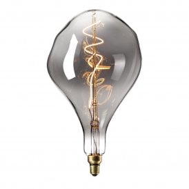 DECORATIVE LED FILAMENT BULB Calex giant organic smoked glass light bulb