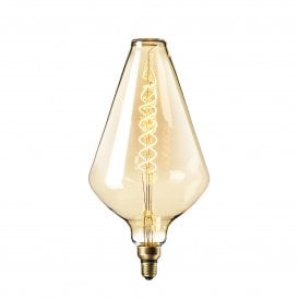 DECORATIVE LED FILAMENT BULB Calex Gold Giant Vienna light bulb