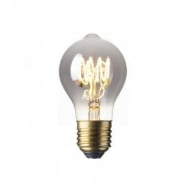 DECORATIVE LED LOW ENERGY BULB Calex smoked glass classic shaped light bulb