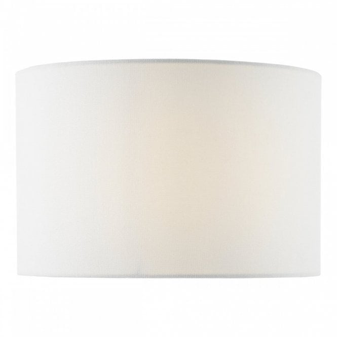 Drago Ivory Linen Drum Shade 32cm