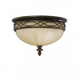 DRAWING ROOM Edwardian flush fitting ceiling light