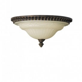 DRAWING ROOM Edwardian flush fitting ceiling light