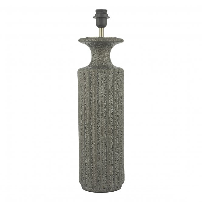 Dugan Black Volcanic Glaze Base Only Table Lamp 