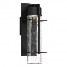 black outdoor wall light IP44 LED