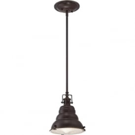 EASTVALE mini bronze vintage style ceiling pendant light