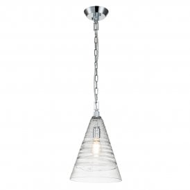 Elmore polished chrome light
