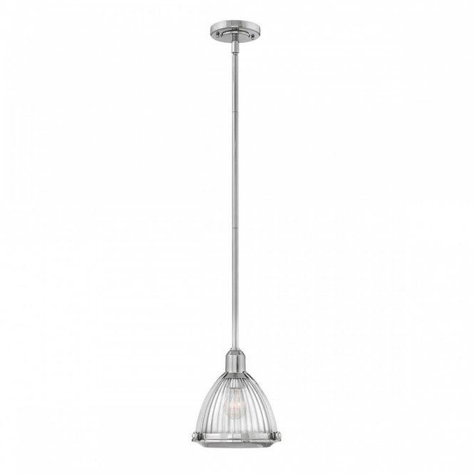ELROY 1 Light Pendant | Polished Nickel