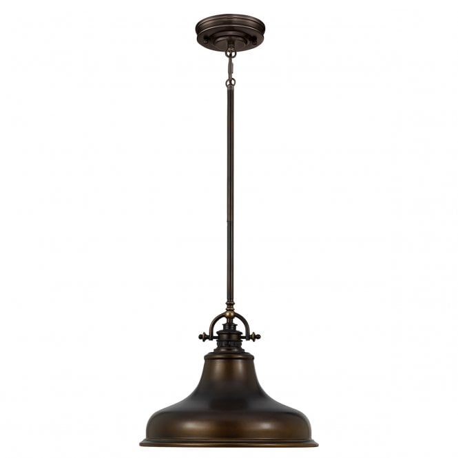 EMERY retro style bronze ceiling pendant light for sloping ceilings