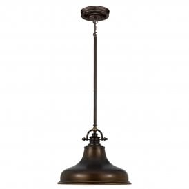 Retro Style Bronze Ceiling Pendant Light For Sloping Ceilings