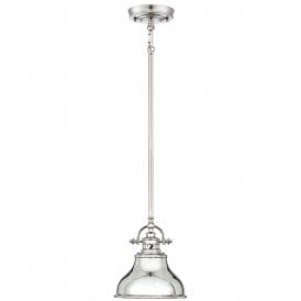 Vintage Style Silver Mini Ceiling Pendant Light