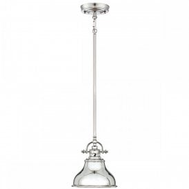 EMERY vintage style silver mini ceiling pendant light