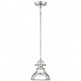 EMERY vintage style silver mini ceiling pendant light