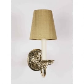 EMPIRE Edwardian wall light with gold shade