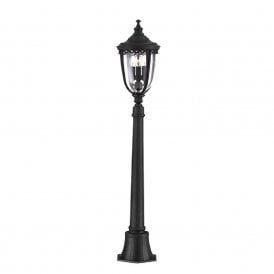 ENGLISH BRIDLE black garden lamp post or pillar light