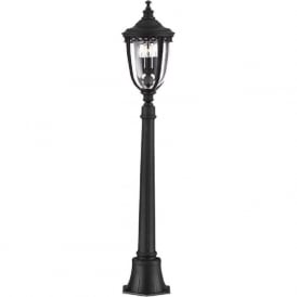 ENGLISH BRIDLE black garden lamp post or pillar light
