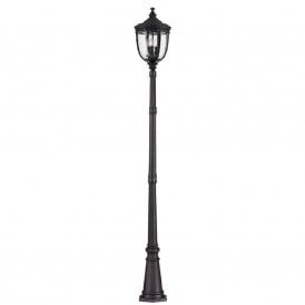 ENGLISH BRIDLE black outdoor garden lamp post light