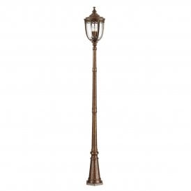 ENGLISH BRIDLE bronze outdoor garden lamp post light