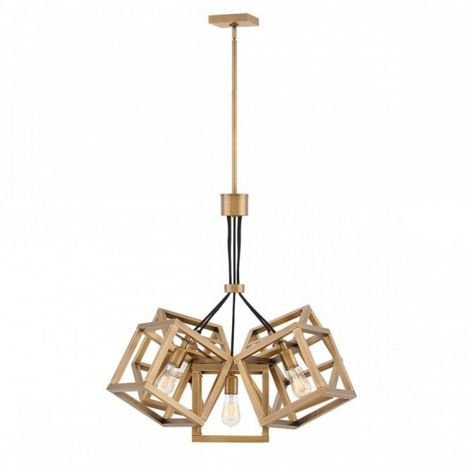 ENSEMBLE 5 Light Pendant Light | Brushed Bronze