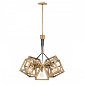 ENSEMBLE 5 Light Pendant Light | Brushed Bronze