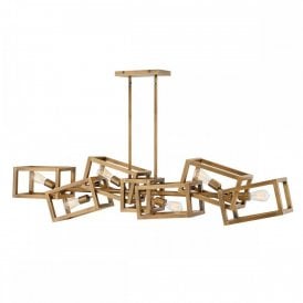 ENSEMBLE 6 Light Pendant Light | Brushed Bronze
