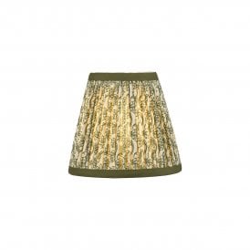 Green cotton shade 15cm