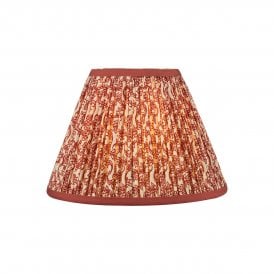 Red cotton shade 25cm