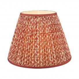 Red cotton shade 35cm