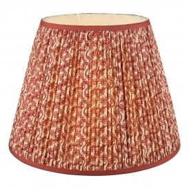 Red cotton shade 40cm