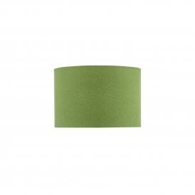 30cm Linen Drum Shade in Green