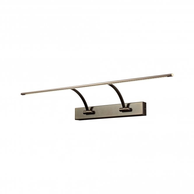EXHIBITION LED long two arm bronze picture light