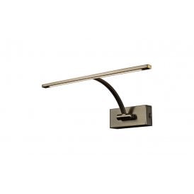 EXHIBITION LED small one arm bronze picture light