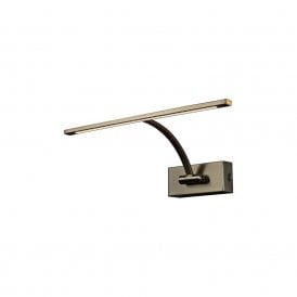 EXHIBITION LED small one arm bronze picture light