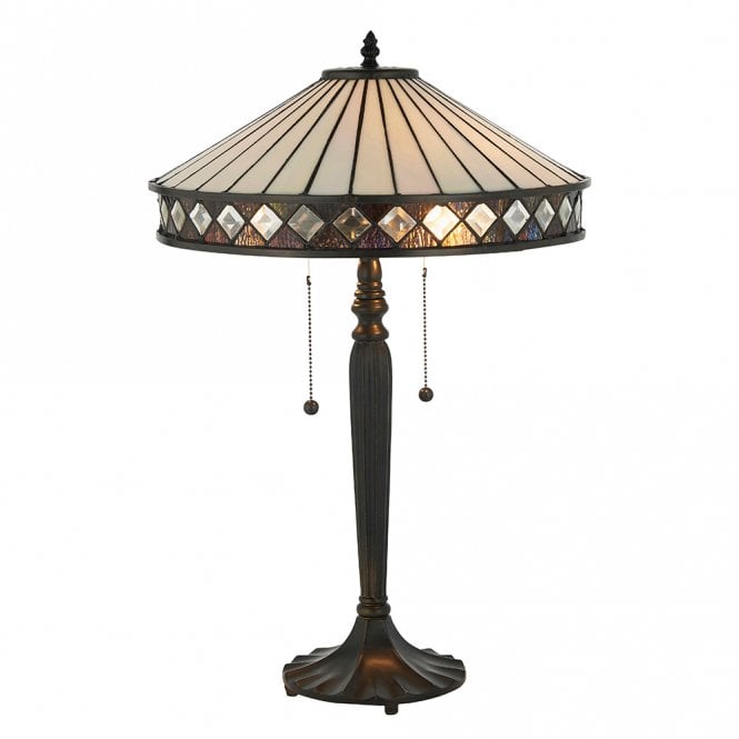 FARGO Art Deco style Tiffany table lamp