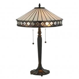 FARGO Art Deco style Tiffany table lamp