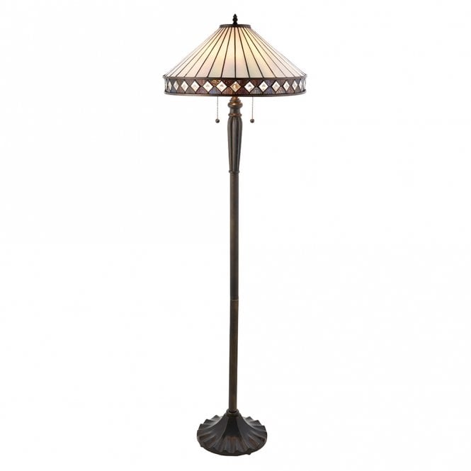 FARGO Tiffany Art Deco style floor lamp