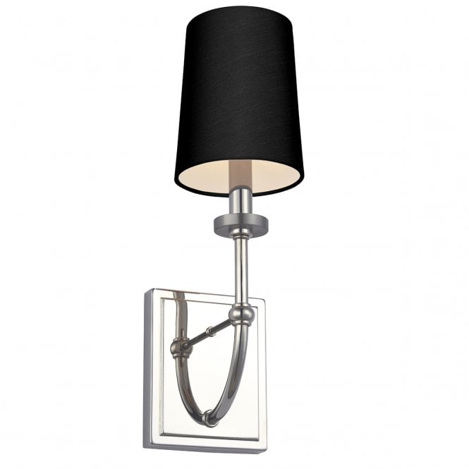 FELIXSTOWE Bathroom Wall Light - Black Shade