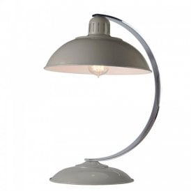 FRANKLIN retro style grey desk lamp or study light