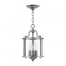 GENTRY traditional Georgian pewter hall lantern - small