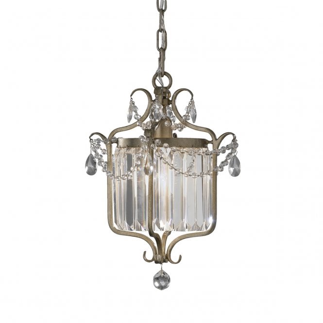 GIANNA small Edwardian dual mount chandelier