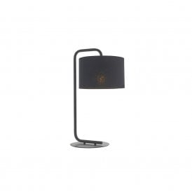 GLORY Black Table Light With Black Shade