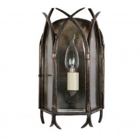GOTHIC small old antique Gothic wall lantern